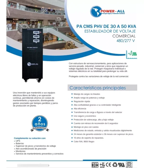 Regulador CMS Trifásico 480V - Imagen 3