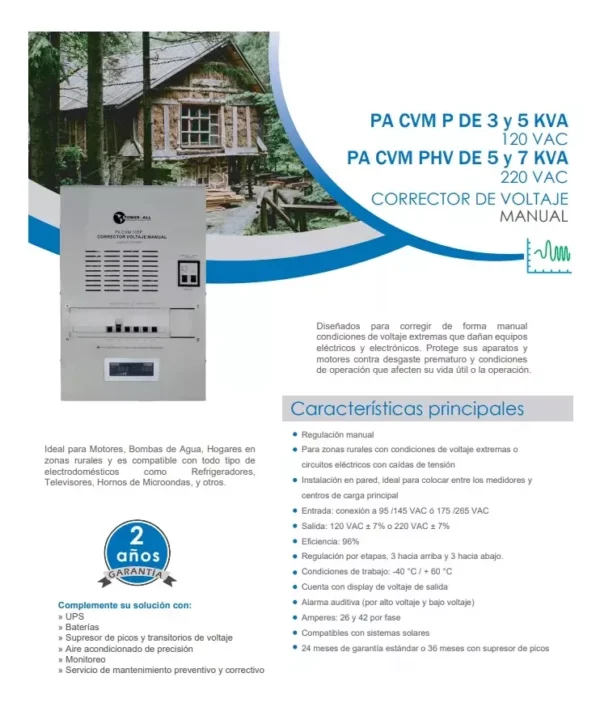 Corrector de Voltaje Manual - Imagen 3