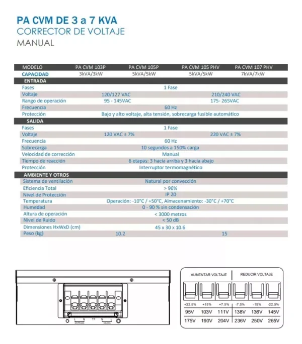 Corrector de Voltaje Manual - Imagen 4