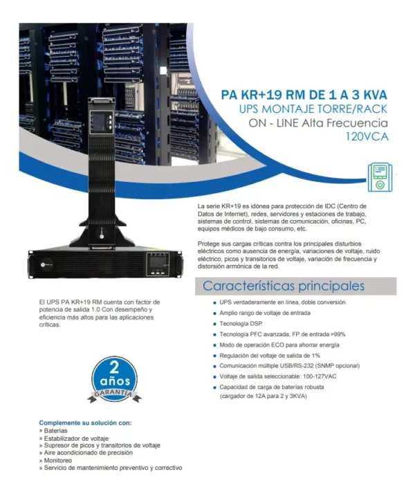 UPS KR+19 Rack Mount - Imagen 5